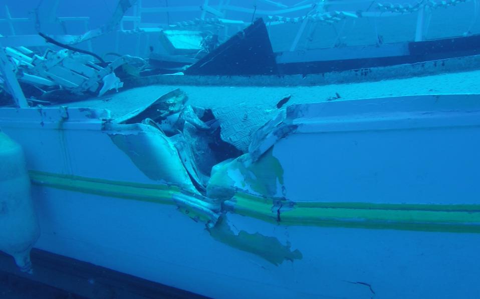 Σημάδια σύγκρουσης στον βυθό της Αίγινας-1