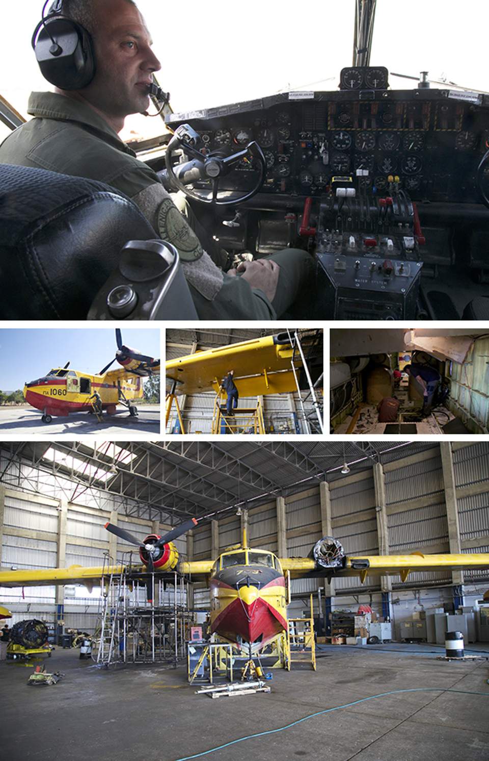 Πατέρας και γιος στα ίδια Canadair-2