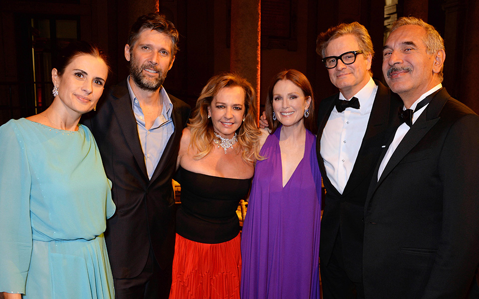 livia-firth-bart-freundlich-caroline-scheufele-julianne-moore-colin-firth--carlo-capasa