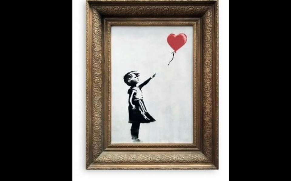 Î‘Ï€Î¿Ï„Î­Î»ÎμÏƒÎ¼Î± ÎμÎ¹ÎºÏŒÎ½Î±Ï‚ Î³Î¹Î± Banksy ÎºÎ±Î¸Î·Î¼ÎμÏÎ¹Î½Î·