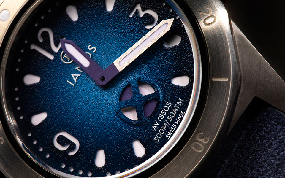 ianoswatchesianosavyssosbluesteelcloseupdial