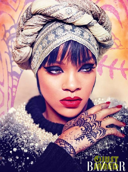 H Rihanna ντύθηκε! Η εντυπωσιακή φωτογράφιση στο Harper’s Bazaar Arabia-1