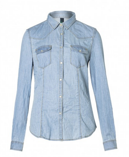 4 τρόποι για να φορέσετε το denim πουκάμισο-1