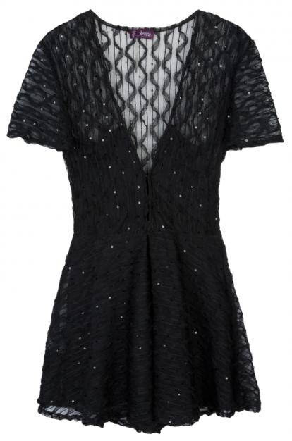 Stylish εμφανίσεις με ένα δαντελένιο φόρεμα-3