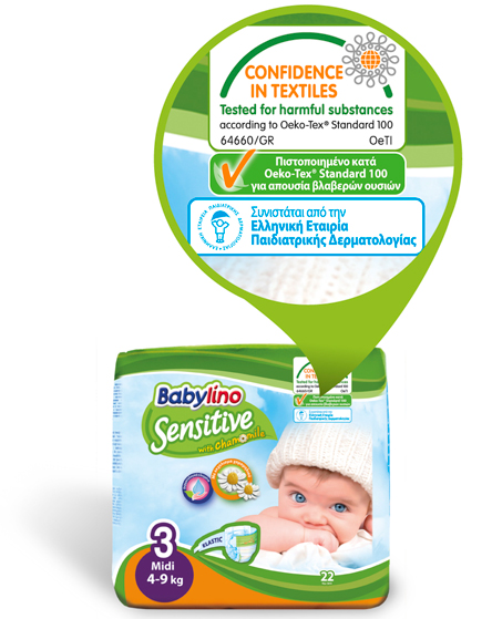 Τα Babylino Sensitive συστήνονται από την Ελληνική Εταιρεία Παιδιατρικής Δερματολογίας-1