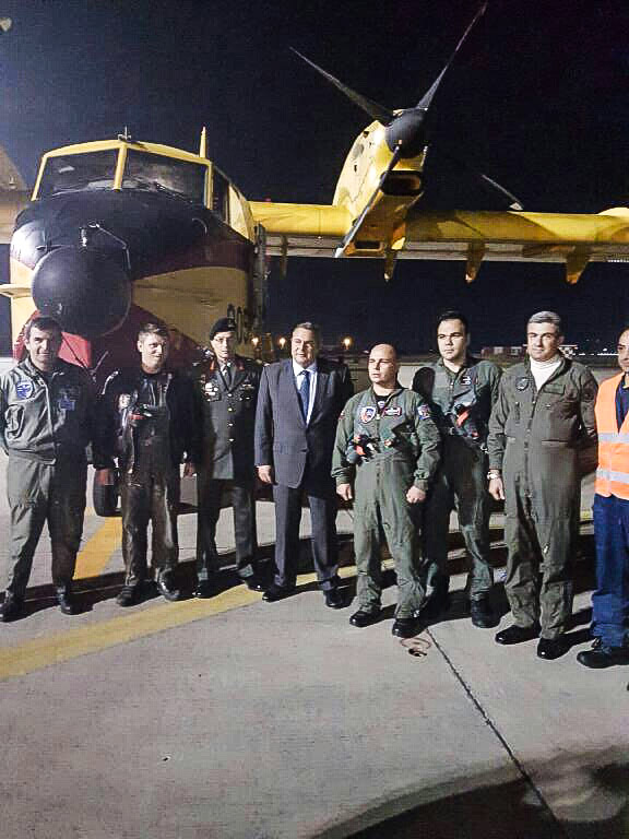 Συνδρομή της Πολεμικής Αεροπορίας σε κατάσβεση πυρκαγιών στο Ισραήλ-1