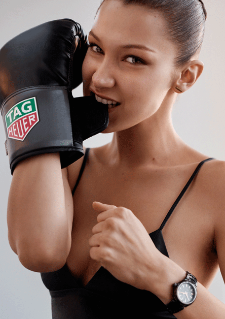 H Bella Hadid είναι η νέα πρέσβειρα της TAG Heuer-1