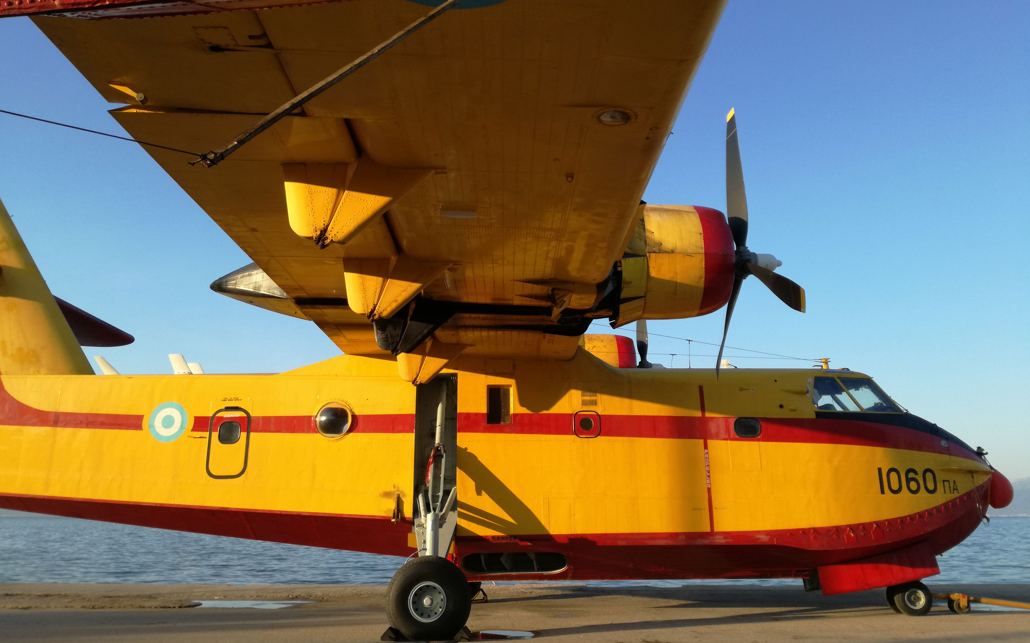 Canadair βγήκε στη στεριά στον Ωρωπό-1