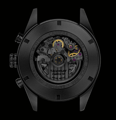 TAG HEUER Carrera Calibre 16 Chronograph Black Titanium-4