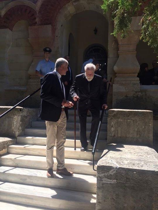 Ο αιωνόβιος επιζών της Μάχης της Κρήτης, Ν. Κοπάσης, στην κηδεία του Κωνσταντίνου Μητσοτάκη (ΦΩΤΟ)-1