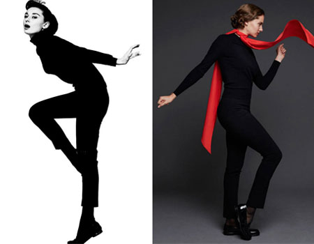 H εγγονή της Audrey Hepburn υποδύεται την γιαγιά της στην πρώτη της φωτογράφιση ως μοντέλο-4