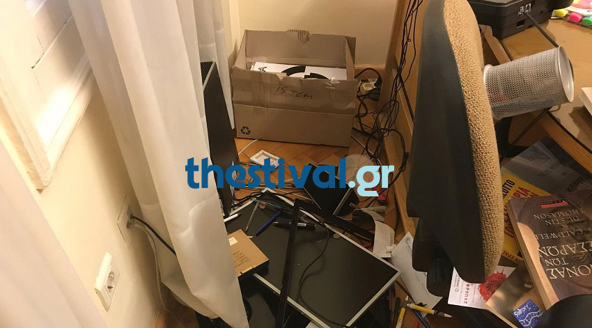 Θεσσαλονίκη: Εφοδος κουκουλοφόρων και στην ΕΣΗΕΜΘ-1