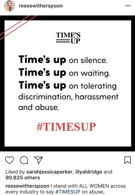 «Time’s up»: H νέα οργάνωση κατά της σεξουαλικής παρενόχλησης από τις πιο διάσημες χολιγουντιανές σταρ-1