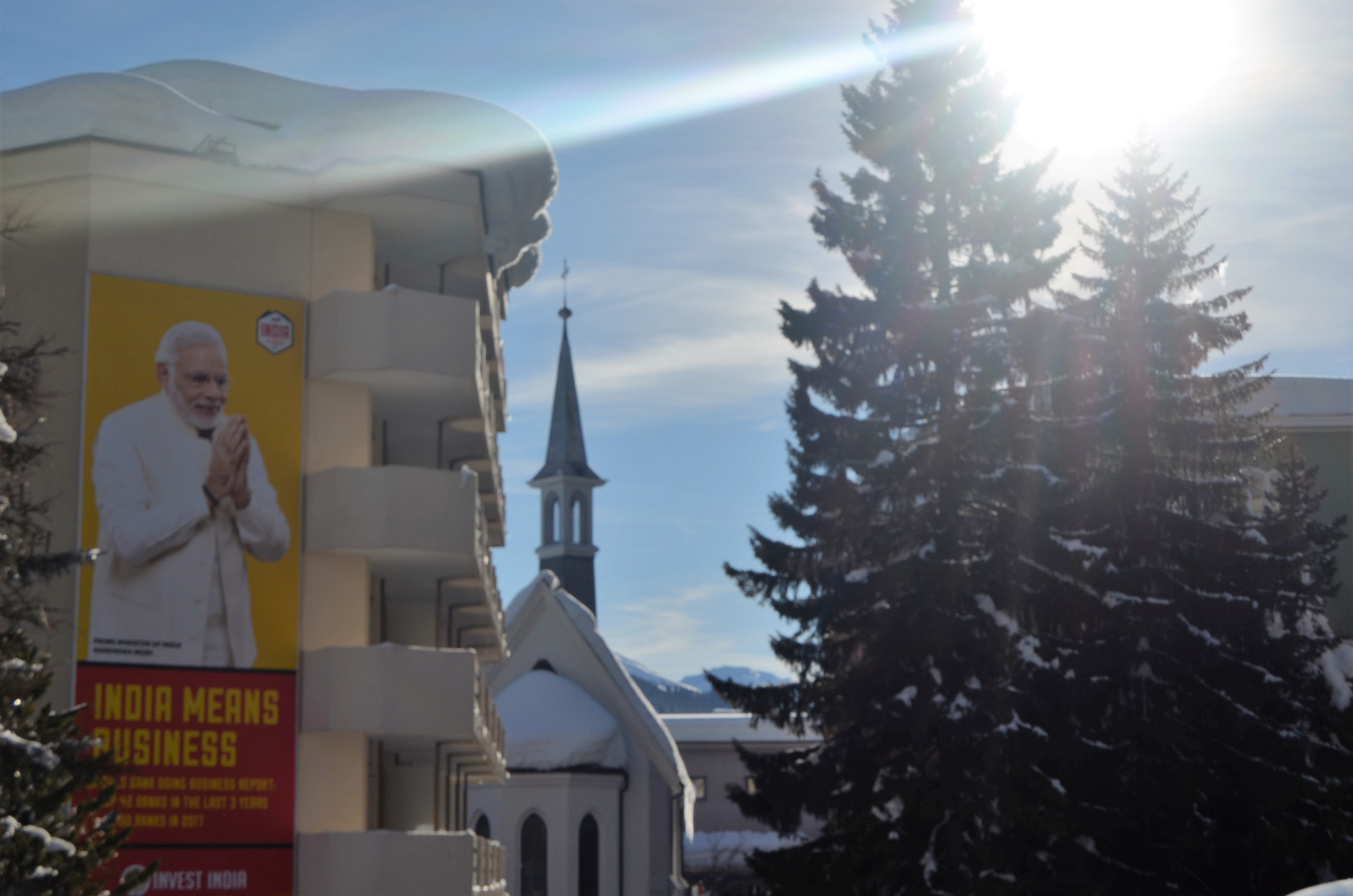 Η… άλλη όψη του χιονισμένου Νταβός κατά το τριήμερο επίσκεψης των ισχυρών του κόσμου-2