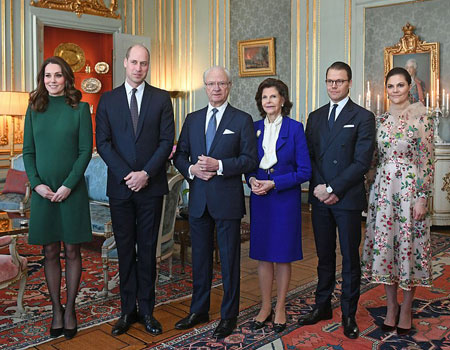 Η εγκυμονούσα Kate Middleton κλέβει την παράσταση στη Σουηδία με το πιο τέλειο φόρεμα-1