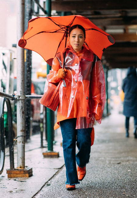 Εβδομάδα μόδας Νέας Υόρκης: Η βροχή δεν ”έδειχνε” ποτέ τόσο… chic!-6