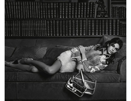 H 16χρονη κόρη της Cindy Crawford, Kaia Gerber, στην πρώτη της καμπάνια για τον οίκο Chanel-2