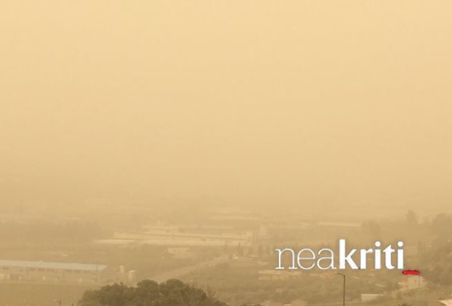 Η αφρικανική σκόνη «έπνιξε» την Κρήτη – Πρωτοφανείς εικόνες (φωτογραφίες)-5