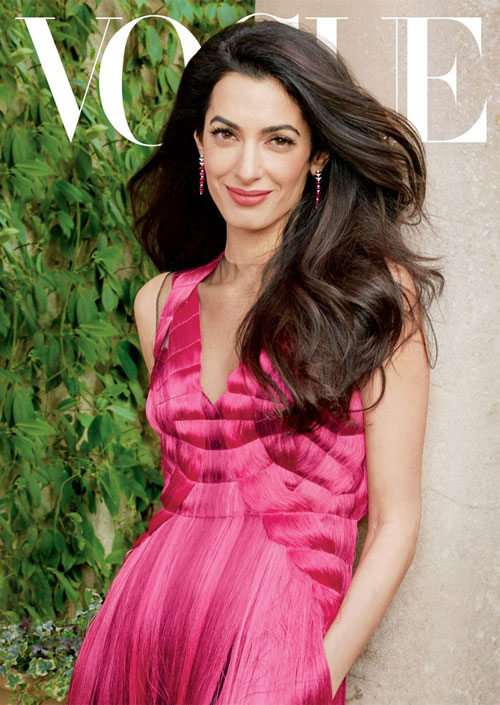 Η Amal Clooney για πρώτη φορά στο εξώφυλλο της αμερικανικής Vogue-1