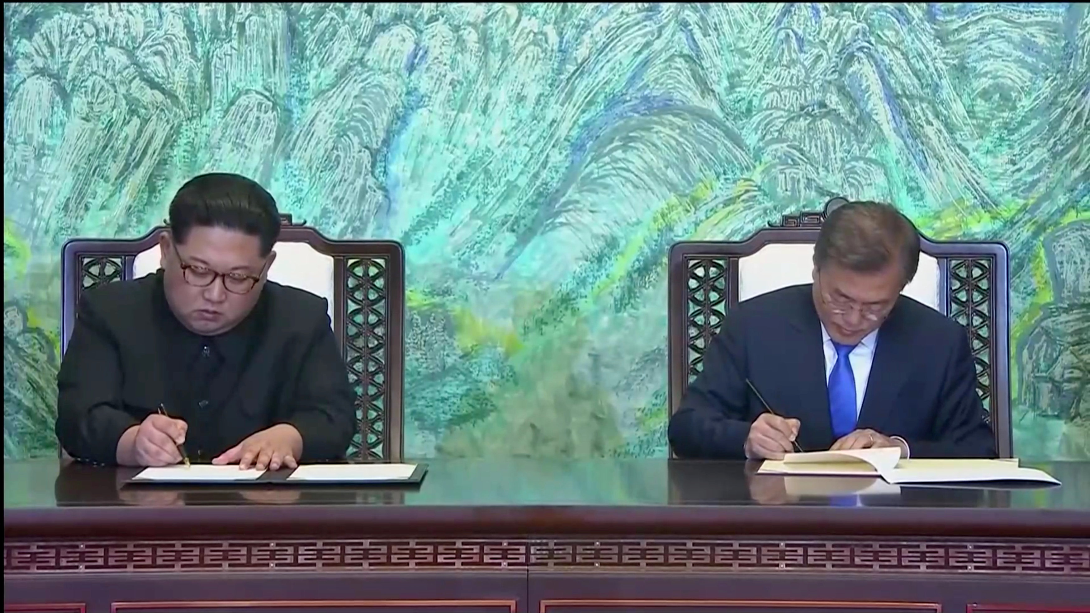 Ιστορική συμφωνία ειρήνης ανάμεσα σε Βόρεια και Νότια Κορέα-1