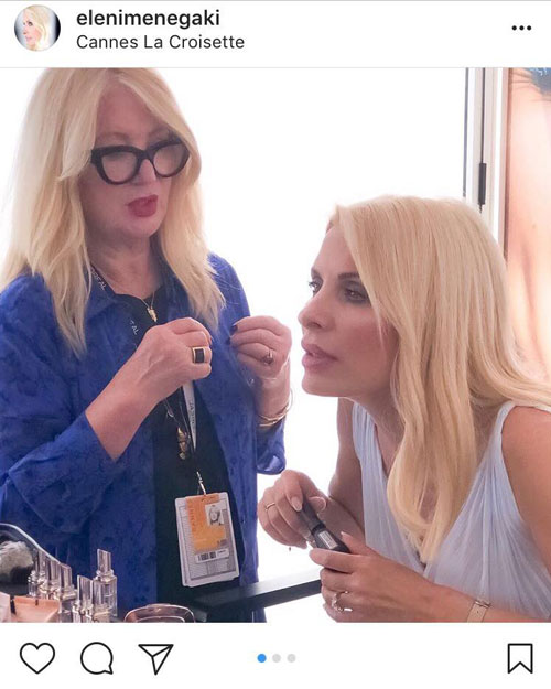 Η Ελένη Μενεγάκη με έλληνες σχεδιαστές στο κόκκινο χαλί των Καννών-2