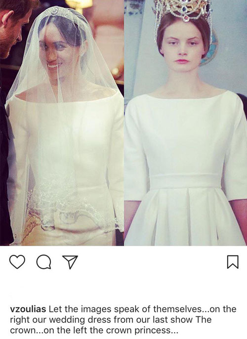 Ο Έλληνας σχεδιαστής που εμπνεύστηκε πρώτος το νυφικό της Μέγκαν Μαρκλ-1