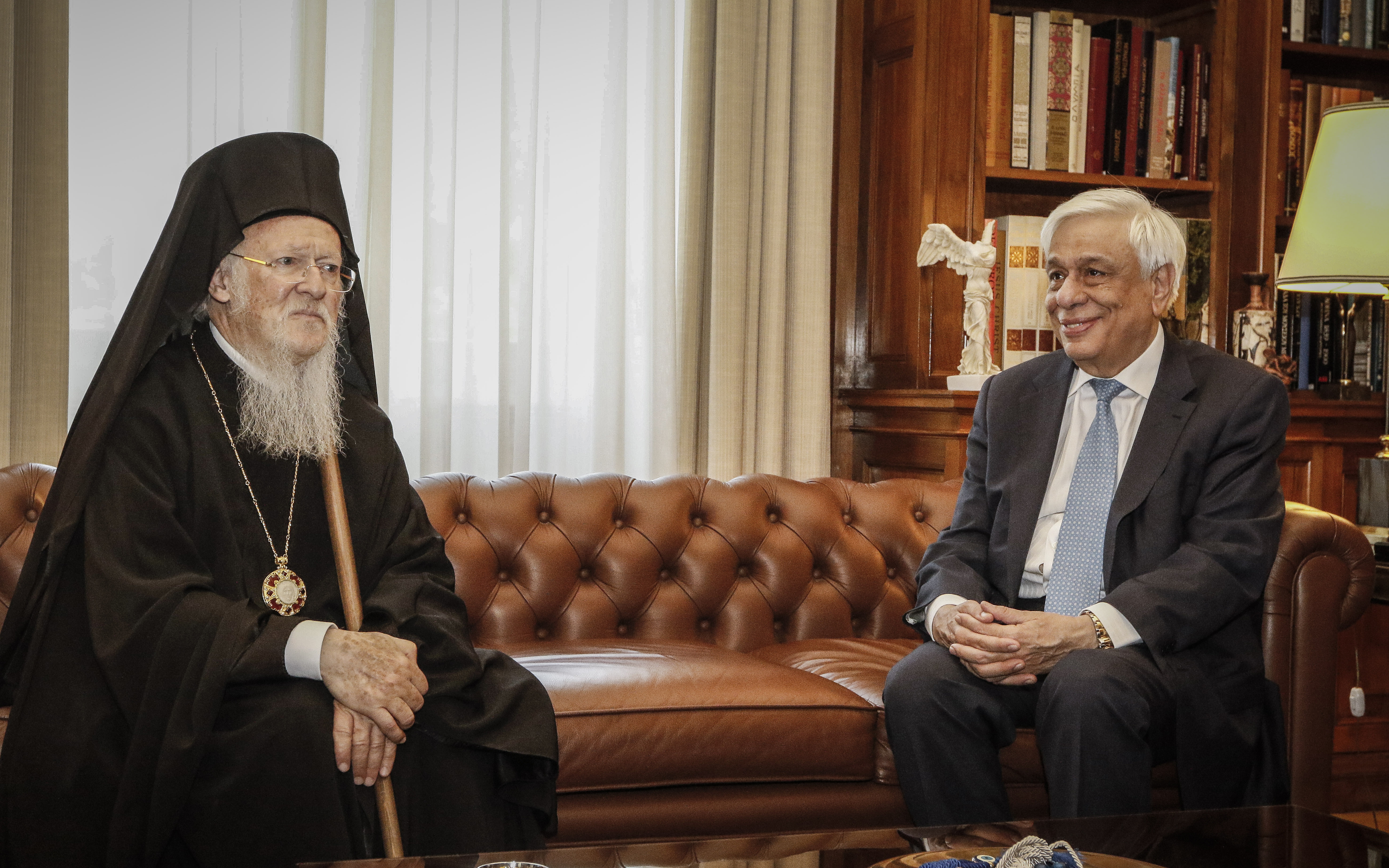 Με τον Οικουμενικό Πατριάρχη Βαρθολομαίο συναντήθηκε ο Προκόπης Παυλόπουλος (φωτογραφίες)-5