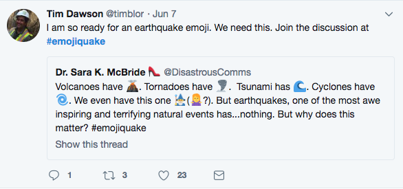 Διεθνής καμπάνια γεωεπιστημόνων για νέο emoji σε περίπτωση σεισμού-1