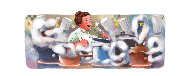 Αφιερωμένο στη Γαλλίδα σεφ Eugénie Brazier το σημερινό doodle της Google-1