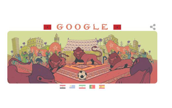 Αφιερωμένο στον πρώτο όμιλο του Μουντιάλ το doodle της Google-1