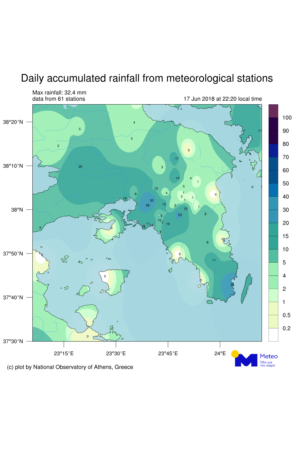 Ο «Μίνωας» στην Αττική: 1000 κεραυνοί, βροχές και καταιγίδες-1