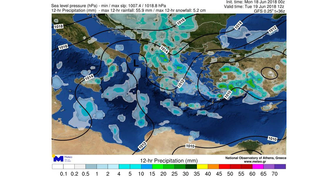 Ο «Μίνωας» στην Αττική: 1000 κεραυνοί, βροχές και καταιγίδες-3