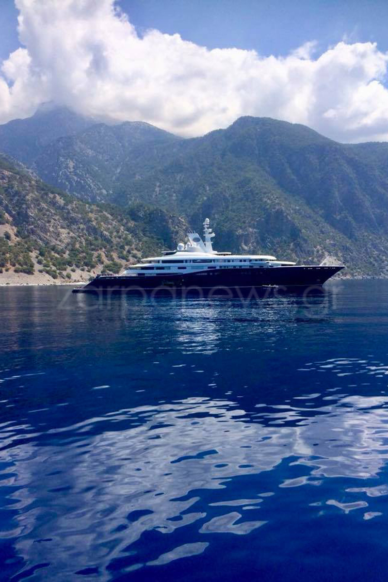 Στην Κρήτη έριξε άγκυρα το πλωτό παλάτι του σεΐχη του Κατάρ (φωτογραφίες)-2