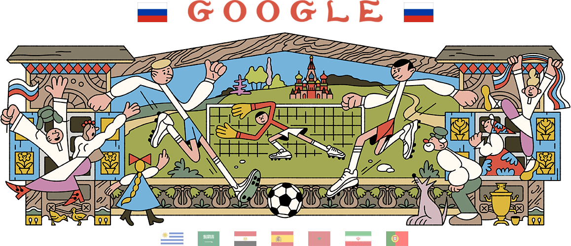 Στη 12η μέρα του Μουντιάλ της Ρωσίας αφιερωμένο το doodle της Google-2