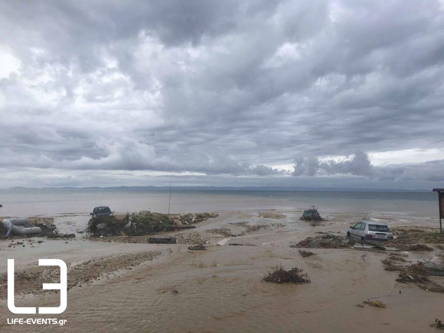 Η Χαλκιδική μετρά τις πληγές της μετά την σφοδρή βροχόπτωση-1