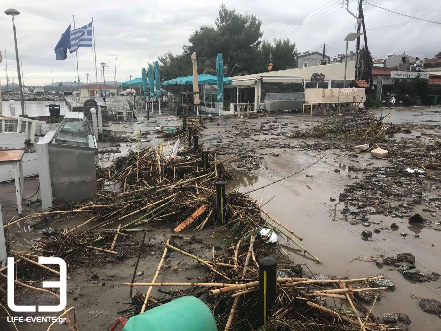 Η Χαλκιδική μετρά τις πληγές της μετά την σφοδρή βροχόπτωση-2