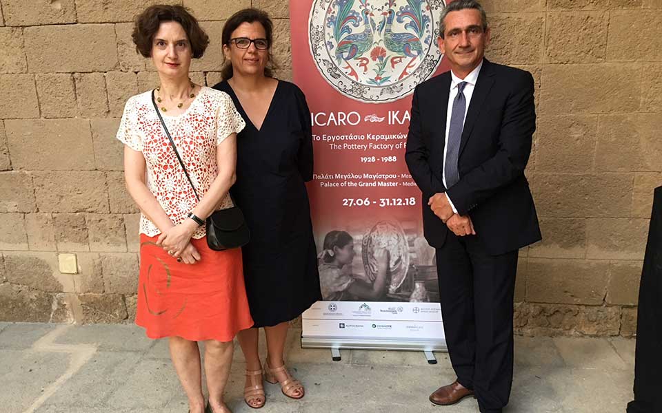 Η κεραμική επιστρέφει στο σπίτι της, στη Ρόδο, με τα φτερά του «ΙΚΑΡΟΥ»-1