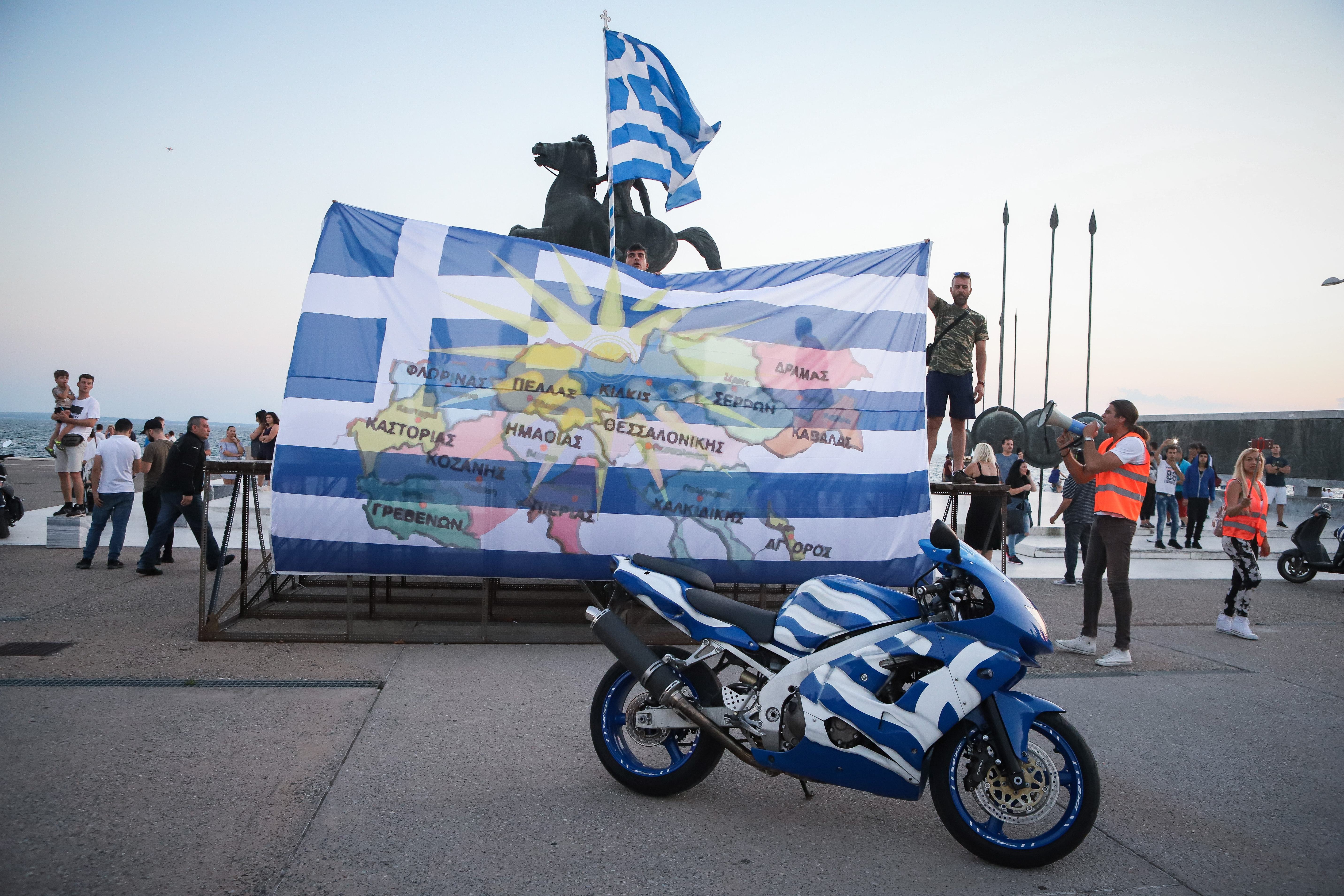 Θεσσαλονίκη: Μηχανοκίνητη πορεία για το Σκοπιανό (φωτογραφίες)-4