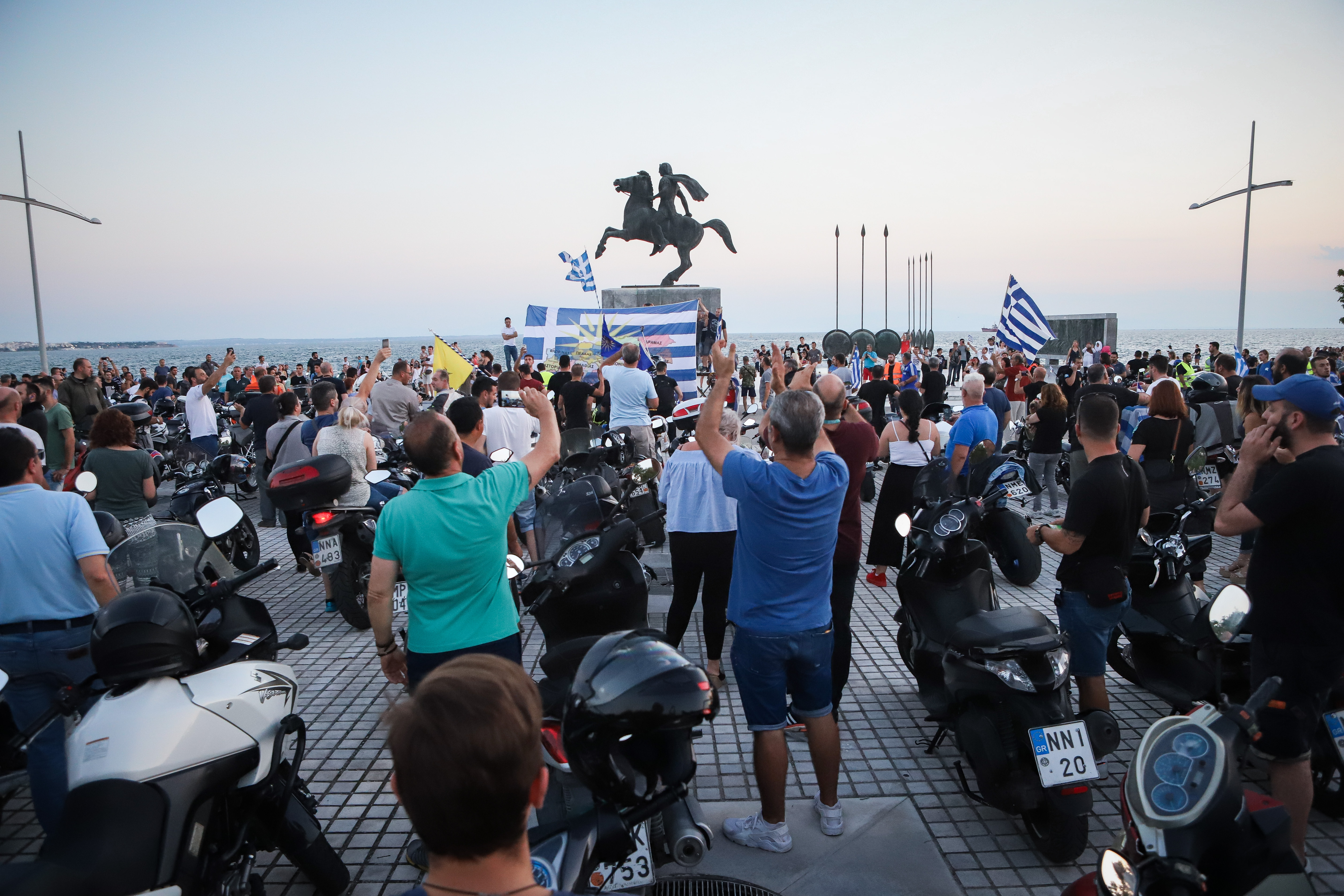 Θεσσαλονίκη: Μηχανοκίνητη πορεία για το Σκοπιανό (φωτογραφίες)-7