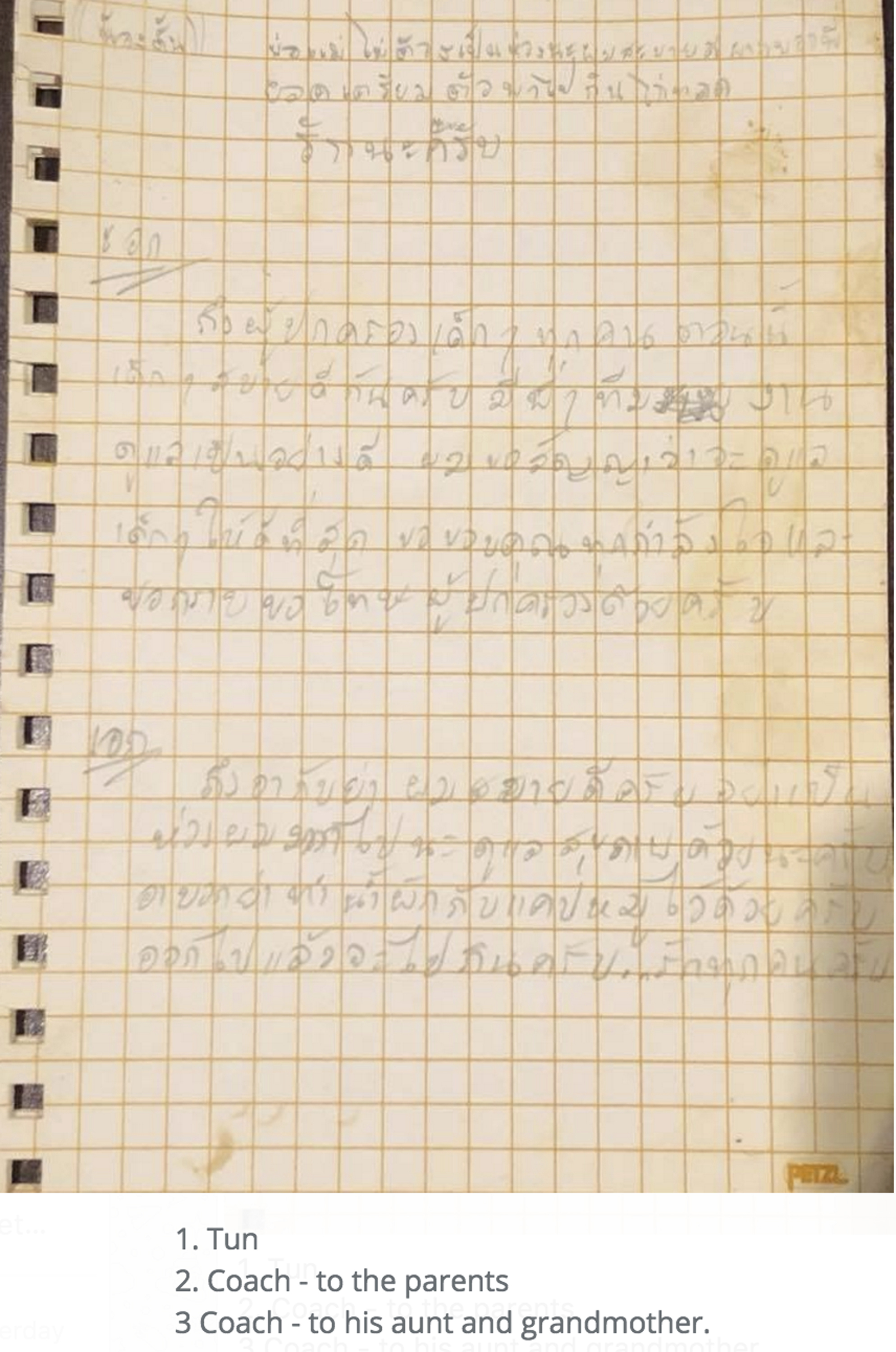 Ταϊλάνδη: Ραγίζουν καρδιές οι επιστολές των παγιδευμένων παιδιών προς τους γονείς τους-1