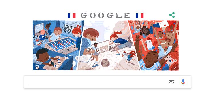 Στον πρώτο ημιτελικό του Μουντιάλ αφιερωμένο το doodle της Google-1