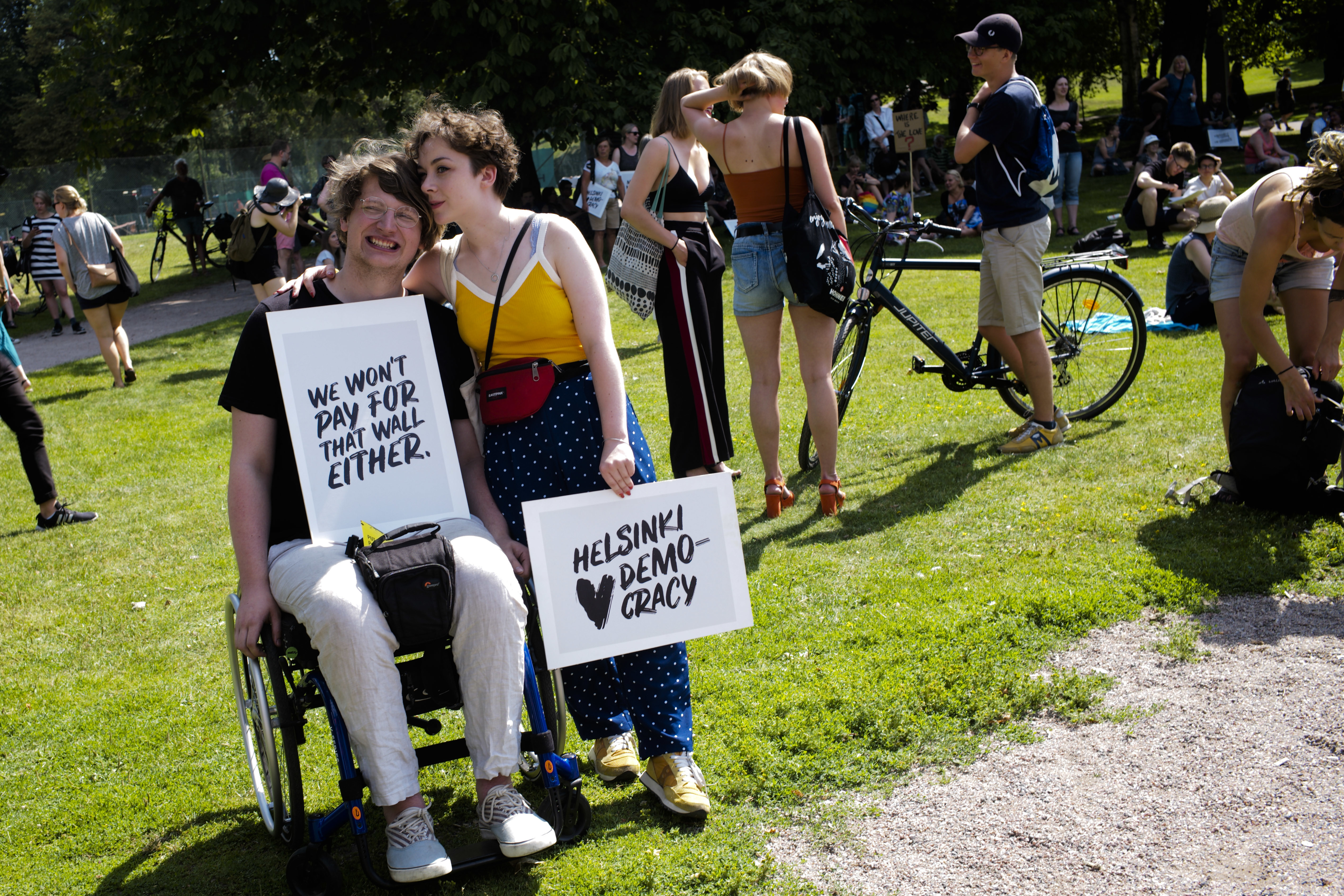 Ελνσίνκι: Μεγάλη διαδήλωση μια ημέρα πριν την ιστορική σύνοδο Τραμπ-Πούτιν-3