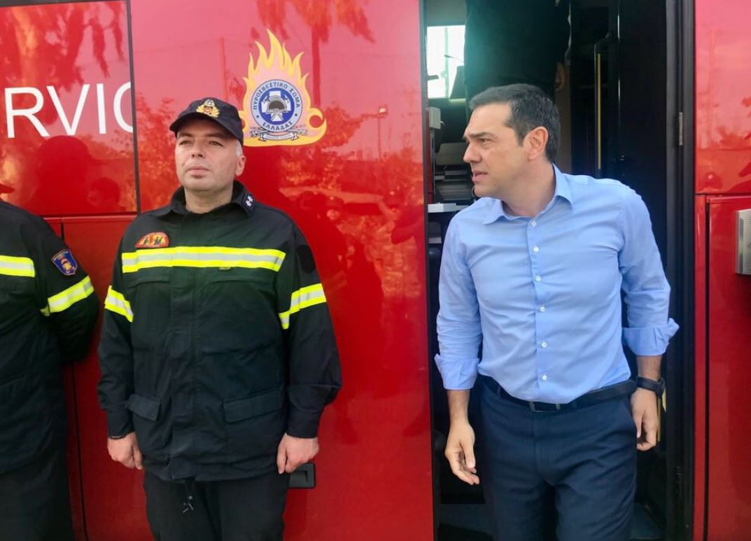 Επίσκεψη Τσίπρα στις πληγείσες περιοχές στο Μάτι (Φωτογραφίες)-2