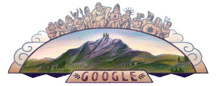 Στον Ολυμπο αφιερώνει η Google το σημερινό doodle -Στο «μυθικό» βουνό-1