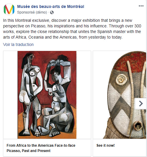 Το Facebook λογόκρινε διαφήμιση με έργα του Πικάσο-1