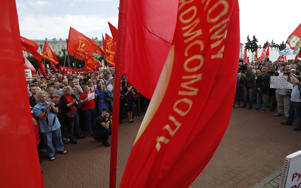 Στους δρόμους οι Ρώσοι κατά της μεταρρύθμισης του Πούτιν στο συνταξιοδοτικό-2