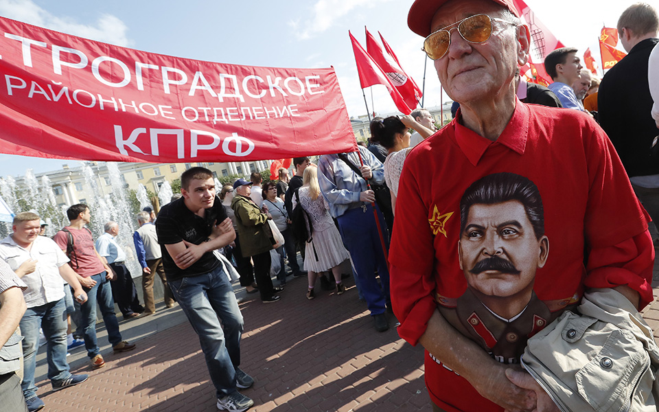 Στους δρόμους οι Ρώσοι κατά της μεταρρύθμισης του Πούτιν στο συνταξιοδοτικό-6