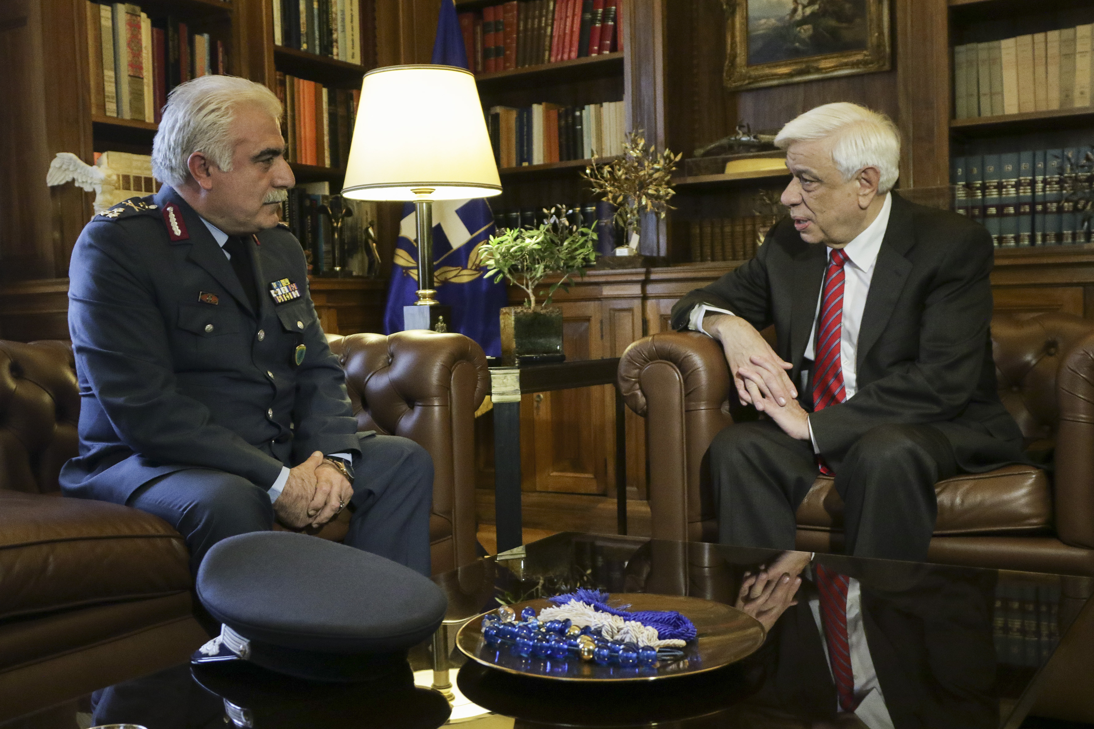 Ο Πρόεδρος της Δημοκρατίας δέχθηκε τον νέο αρχηγό της Ελληνικής Αστυνομίας-1