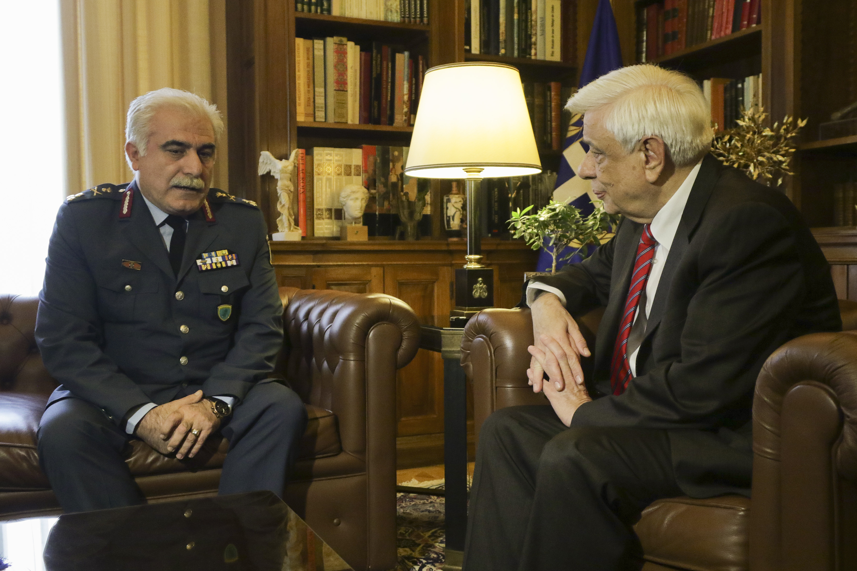 Ο Πρόεδρος της Δημοκρατίας δέχθηκε τον νέο αρχηγό της Ελληνικής Αστυνομίας-2