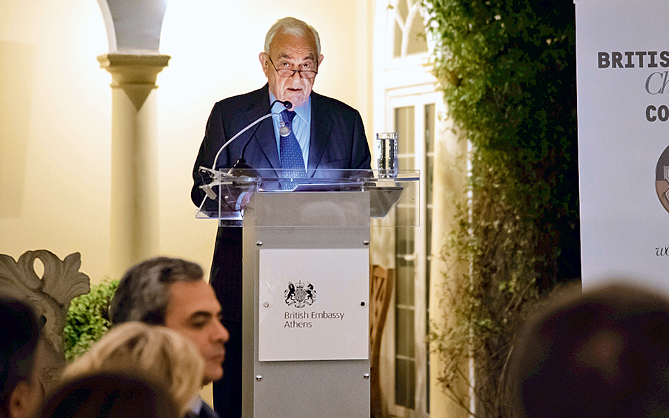 To Ελληνοβρετανικό Εμπορικό Επιμελητήριο τίμησε τον Γιώργο Α. Δαυίδ-1